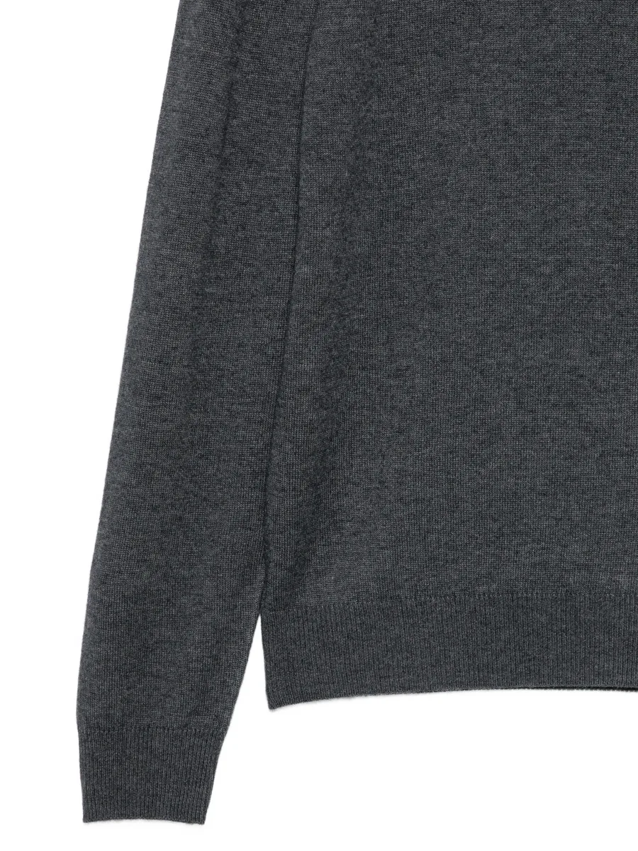 logo-patch crew-neck sweater 3
