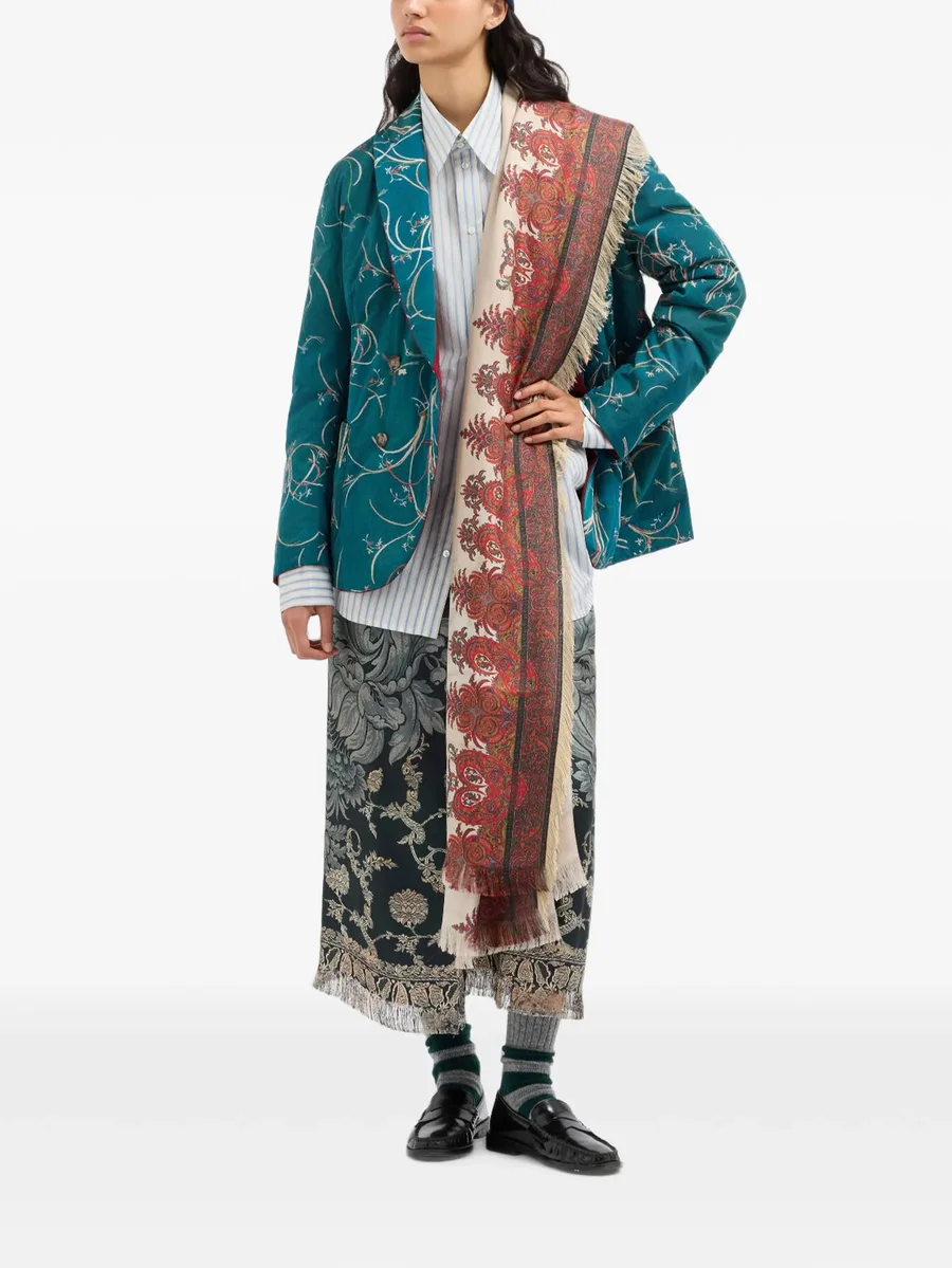 Integra floral-print double-breasted blazer 3