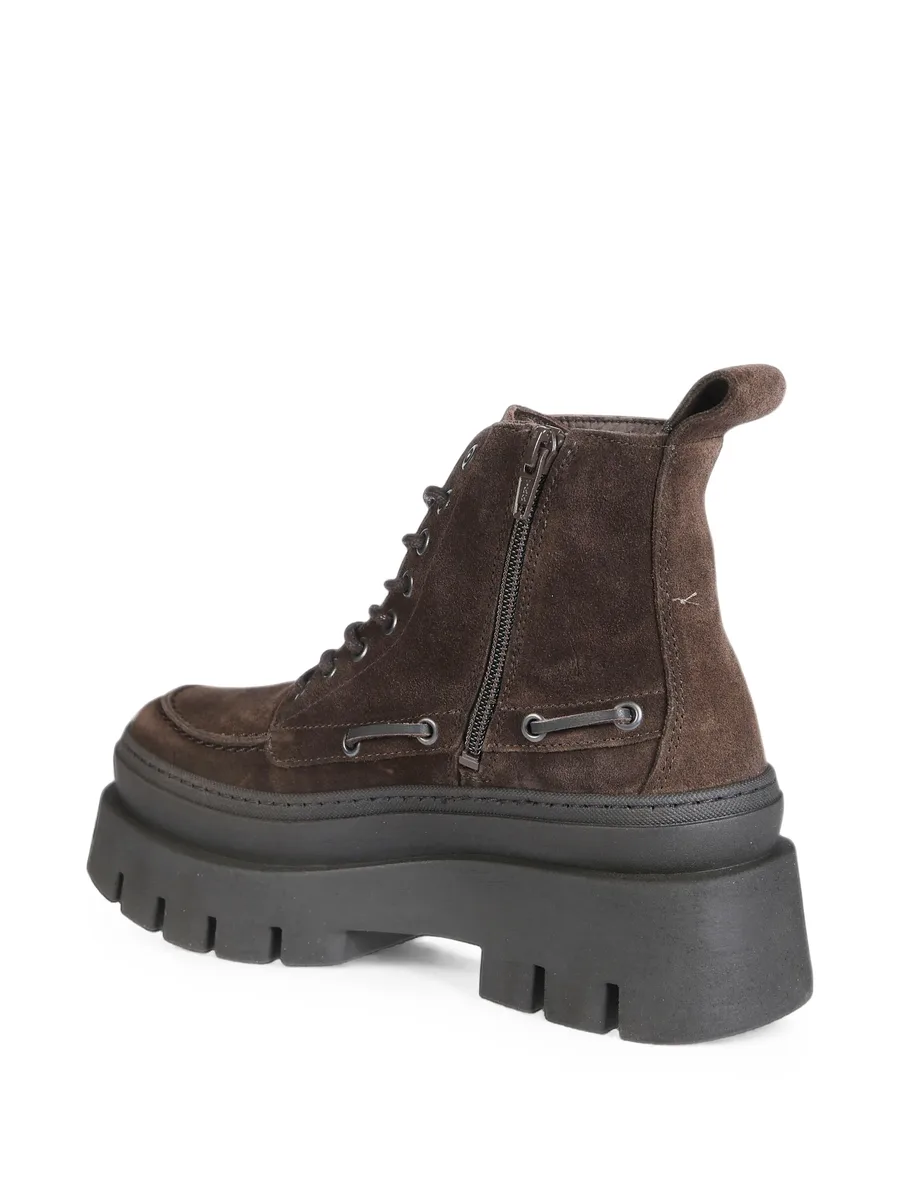suede chunky-sole boots 3