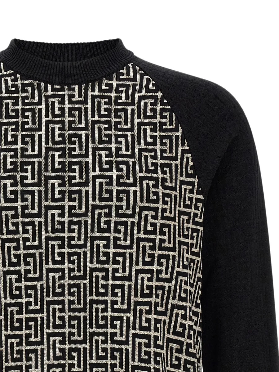 PB monogram jacquard sweater 3