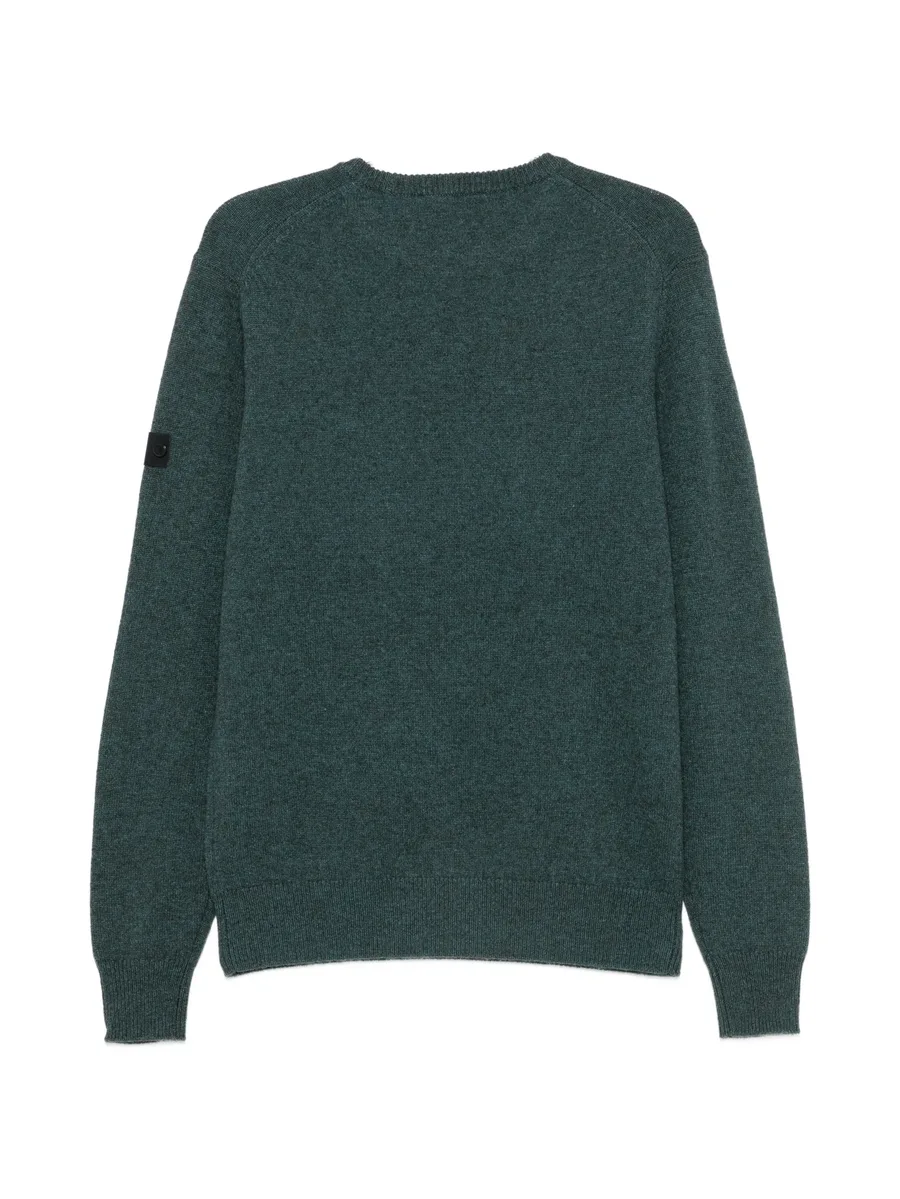 logo-patch crew-neck sweater 2