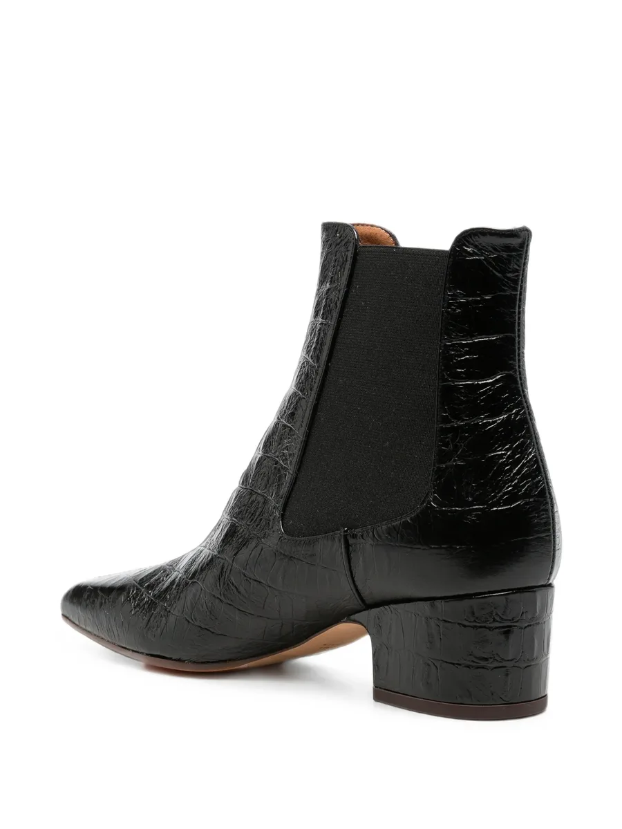 Coronel croc-effect ankle boots 3