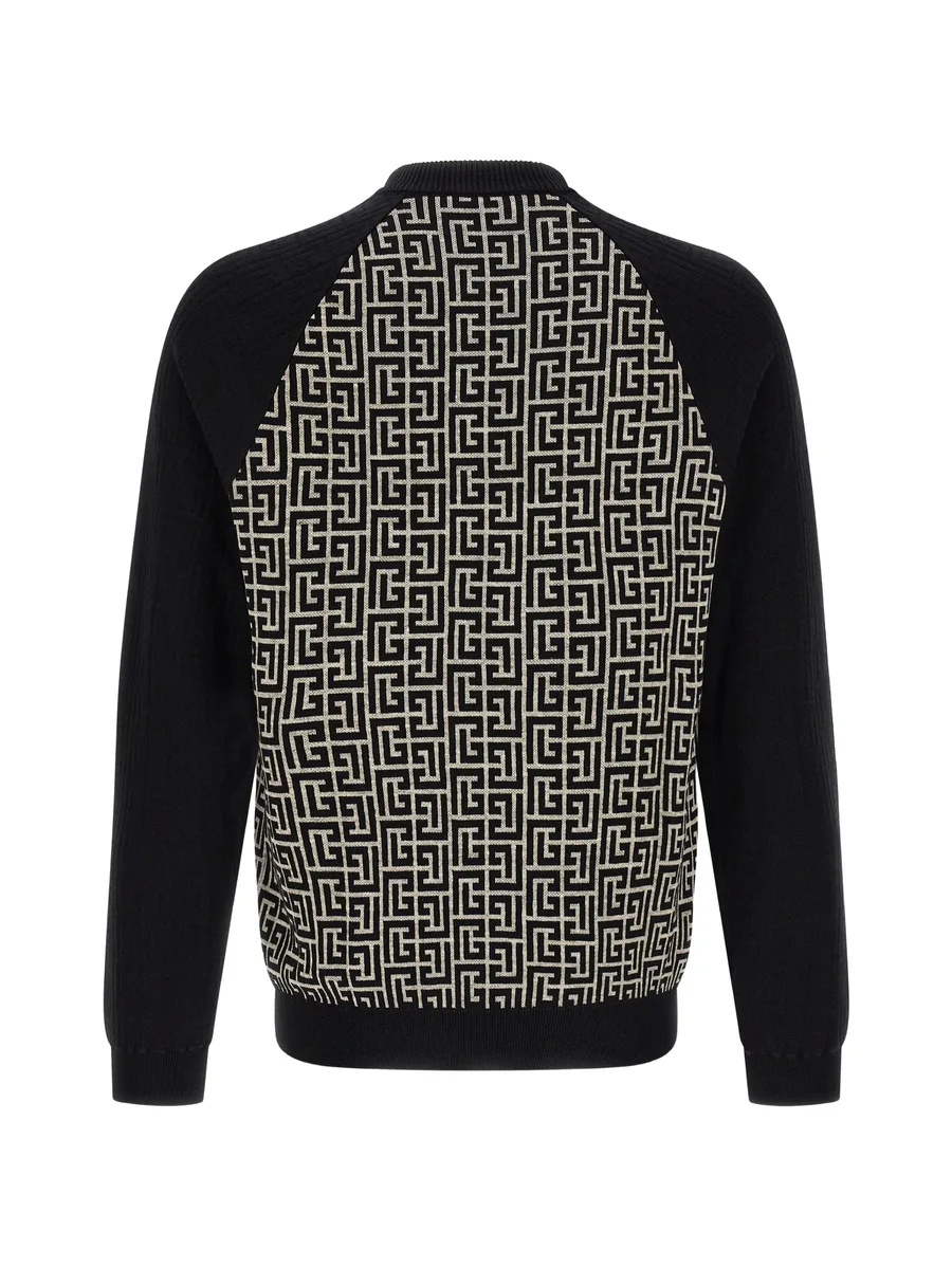 PB monogram jacquard sweater 2