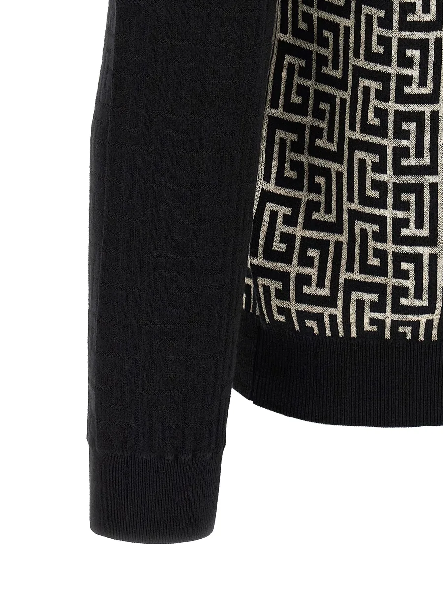 PB monogram jacquard sweater 4