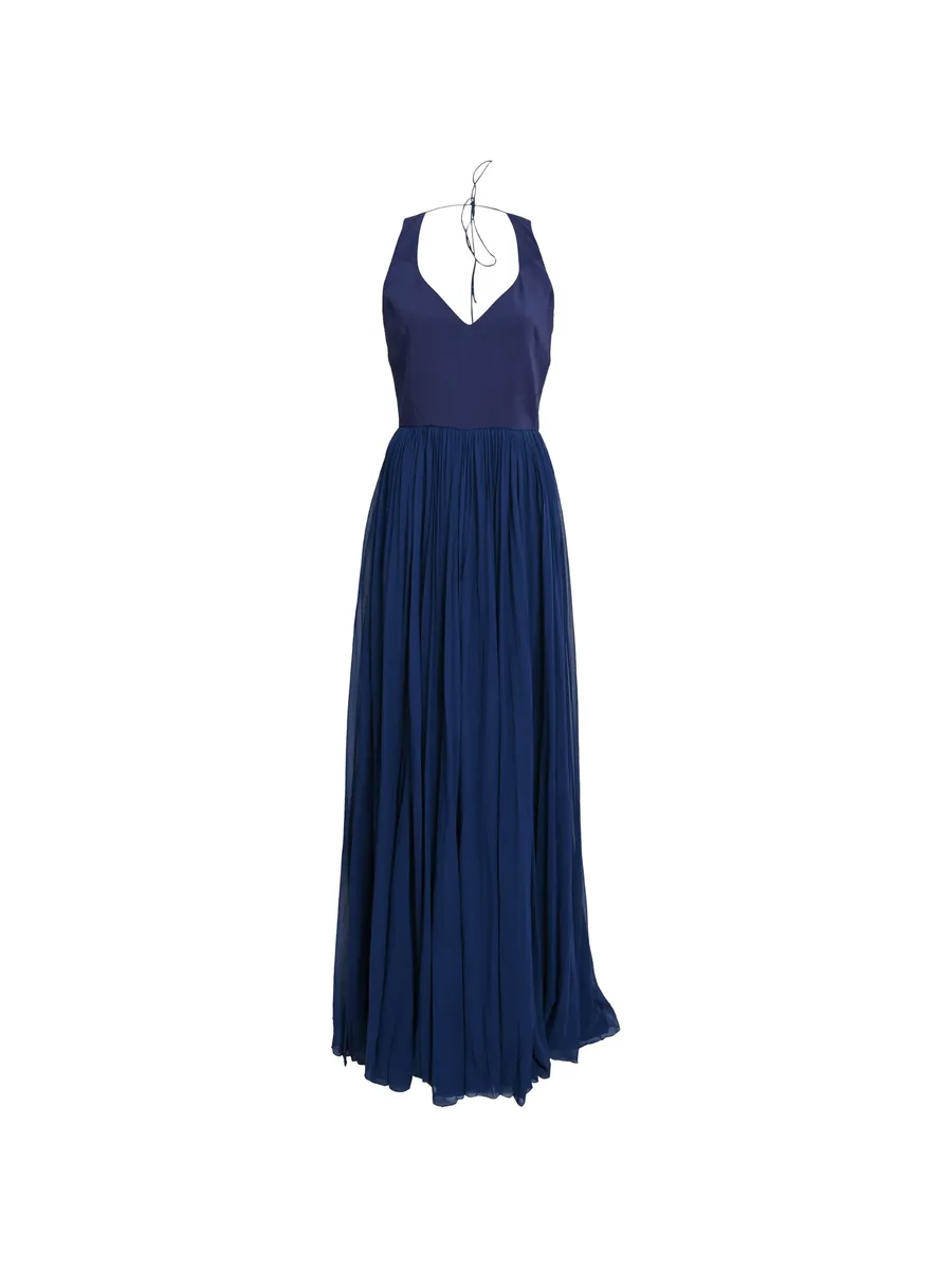 pleated maxi dress 1