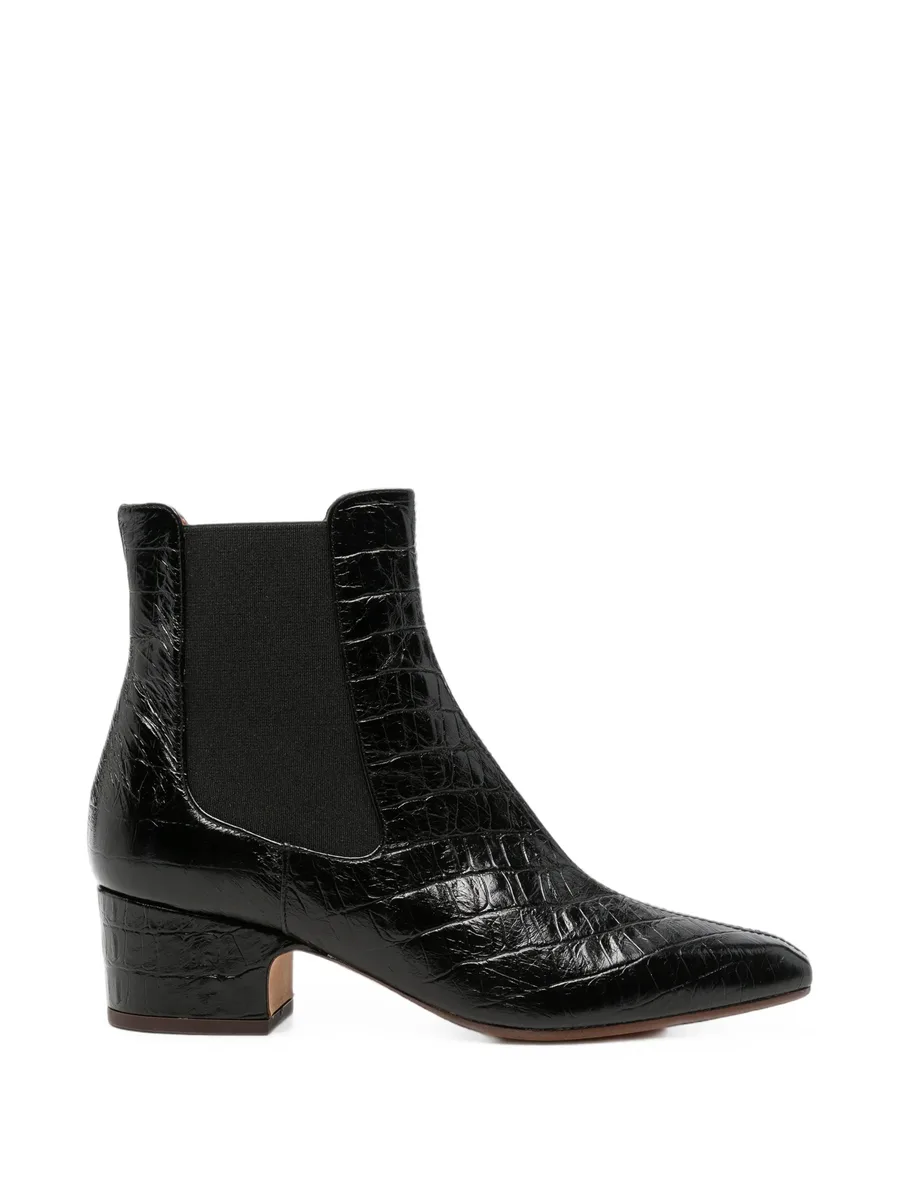 Coronel croc-effect ankle boots 1