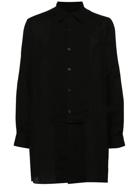 double front placket shirt