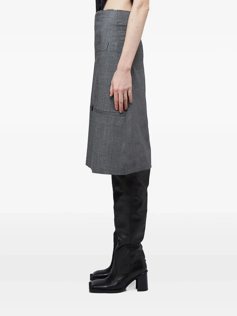 double-breasted pocket skirt 5