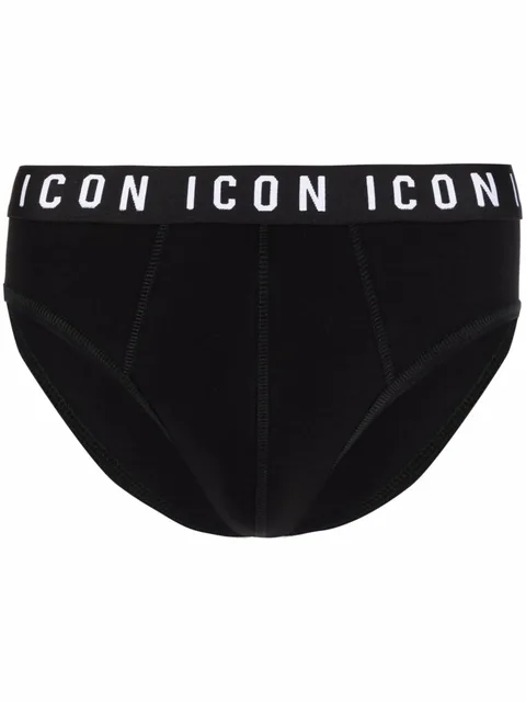 трусы-брифы с логотипом Icon