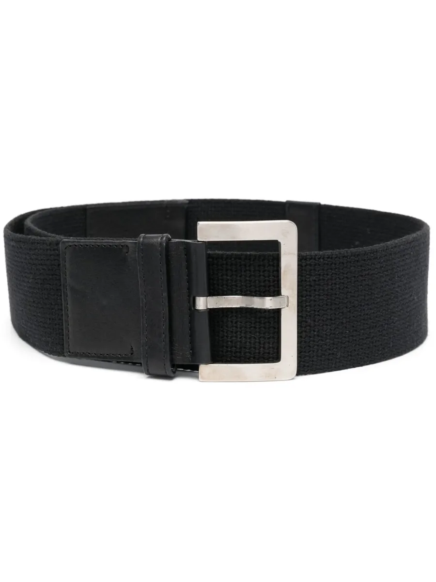 2000s squared-buckle cotton belt 2
