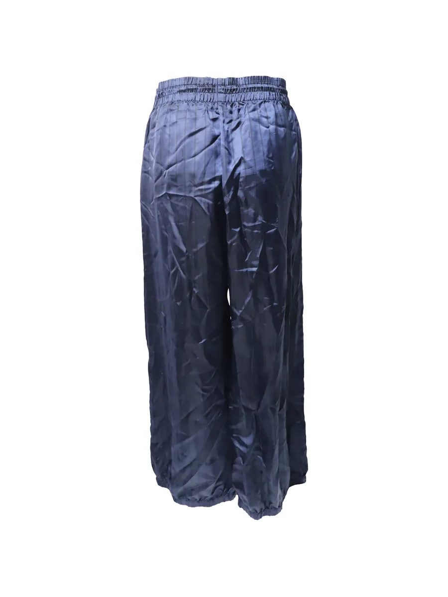 pinstriped wide-leg trousers 6