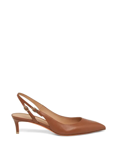 Audrey pointed-toe slingback pumps