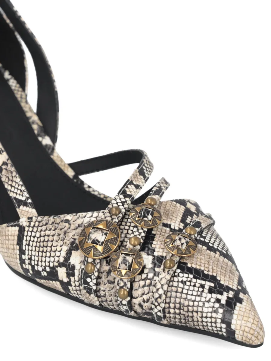 snakeskin-effect pumps 9