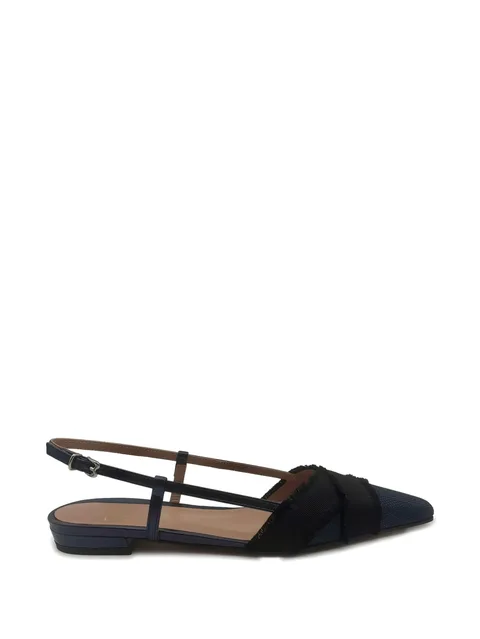 slingback-strap flat pumps