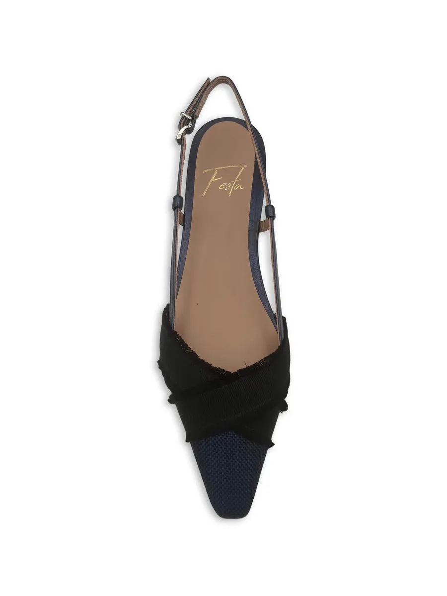 slingback-strap flat pumps 6