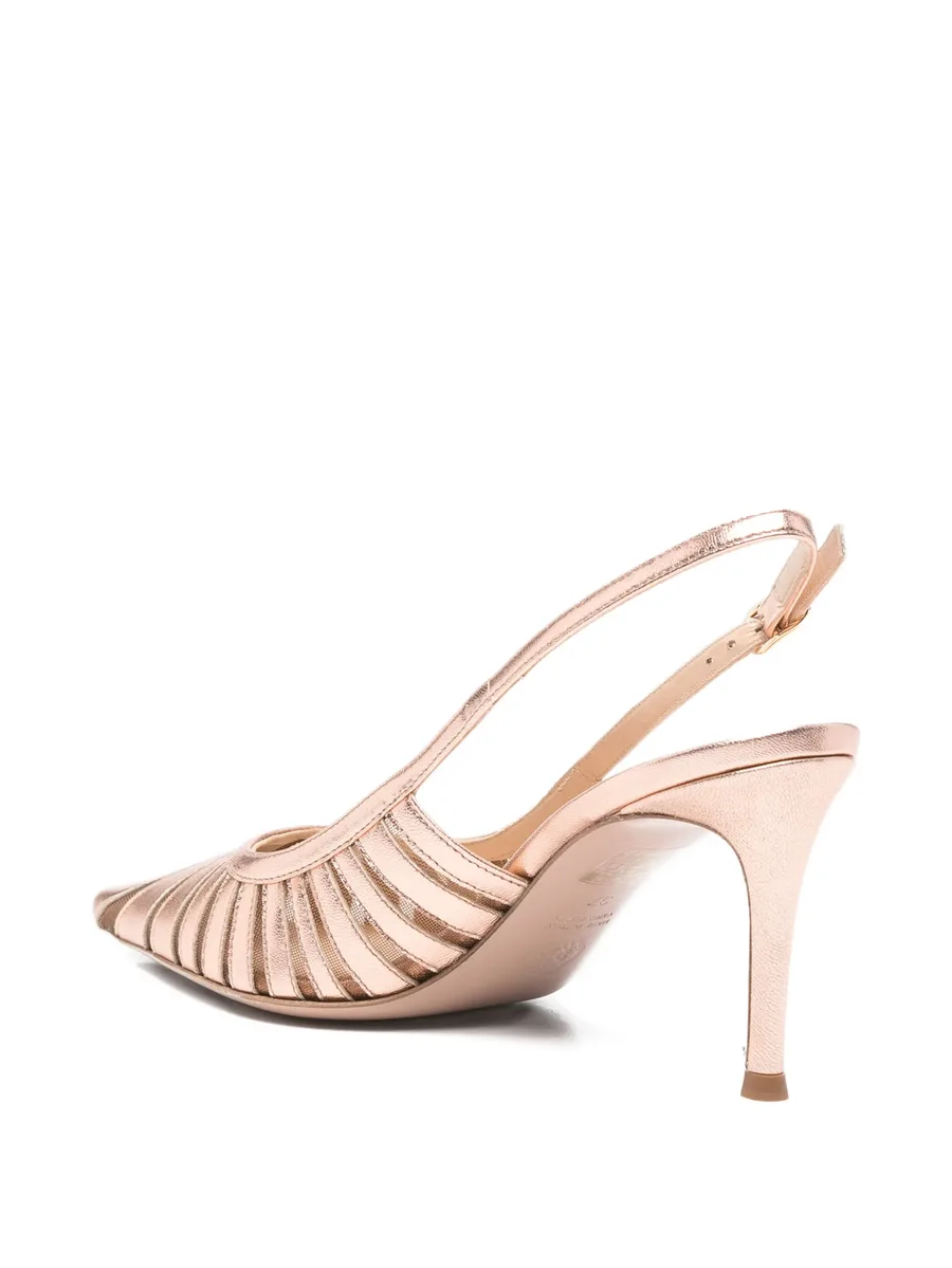 Sunny pointed cut-out pumps 5