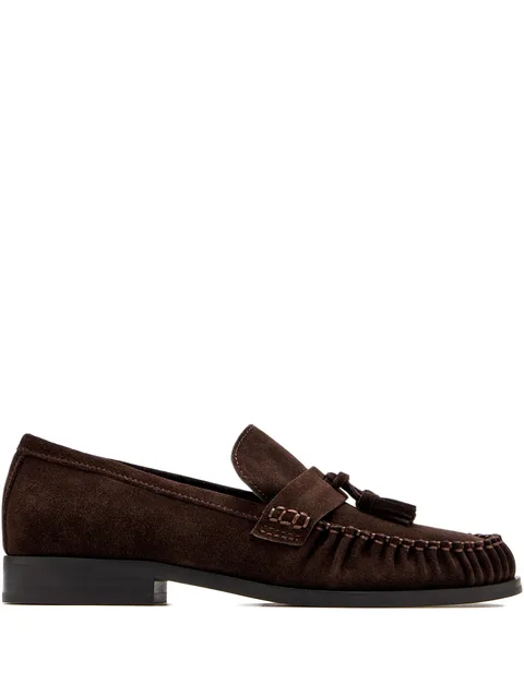 suede loafers
