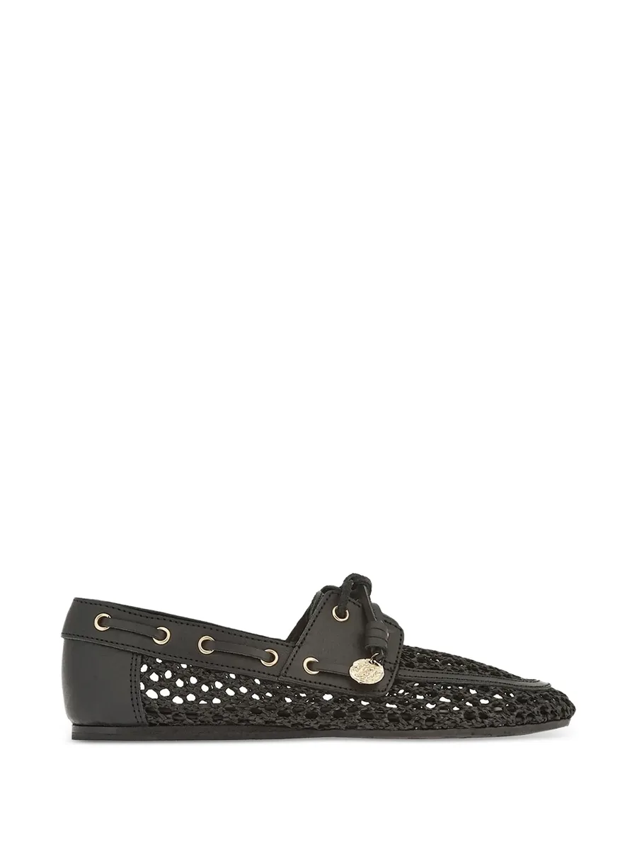 Pliaria crochet leather loafers 2