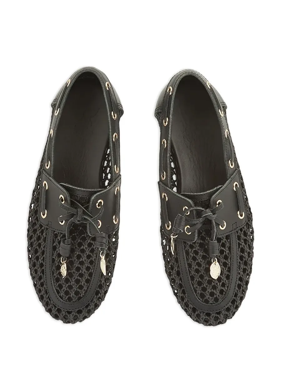 Pliaria crochet leather loafers 6