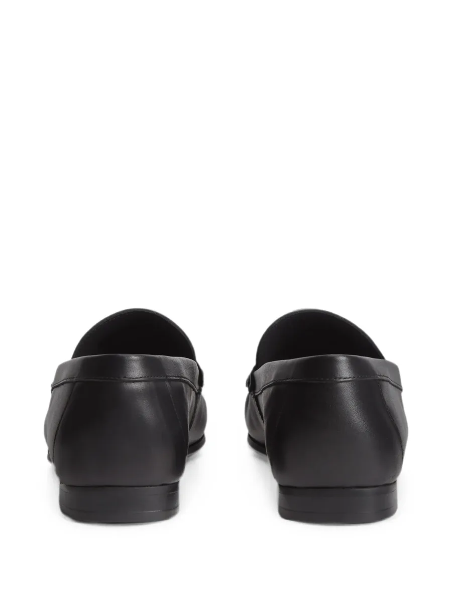TH Monogram logo-plaque leather penny loafers 5