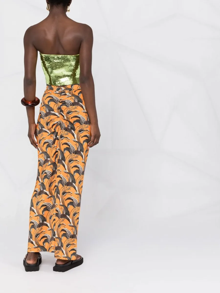 printed ruched skirt 11