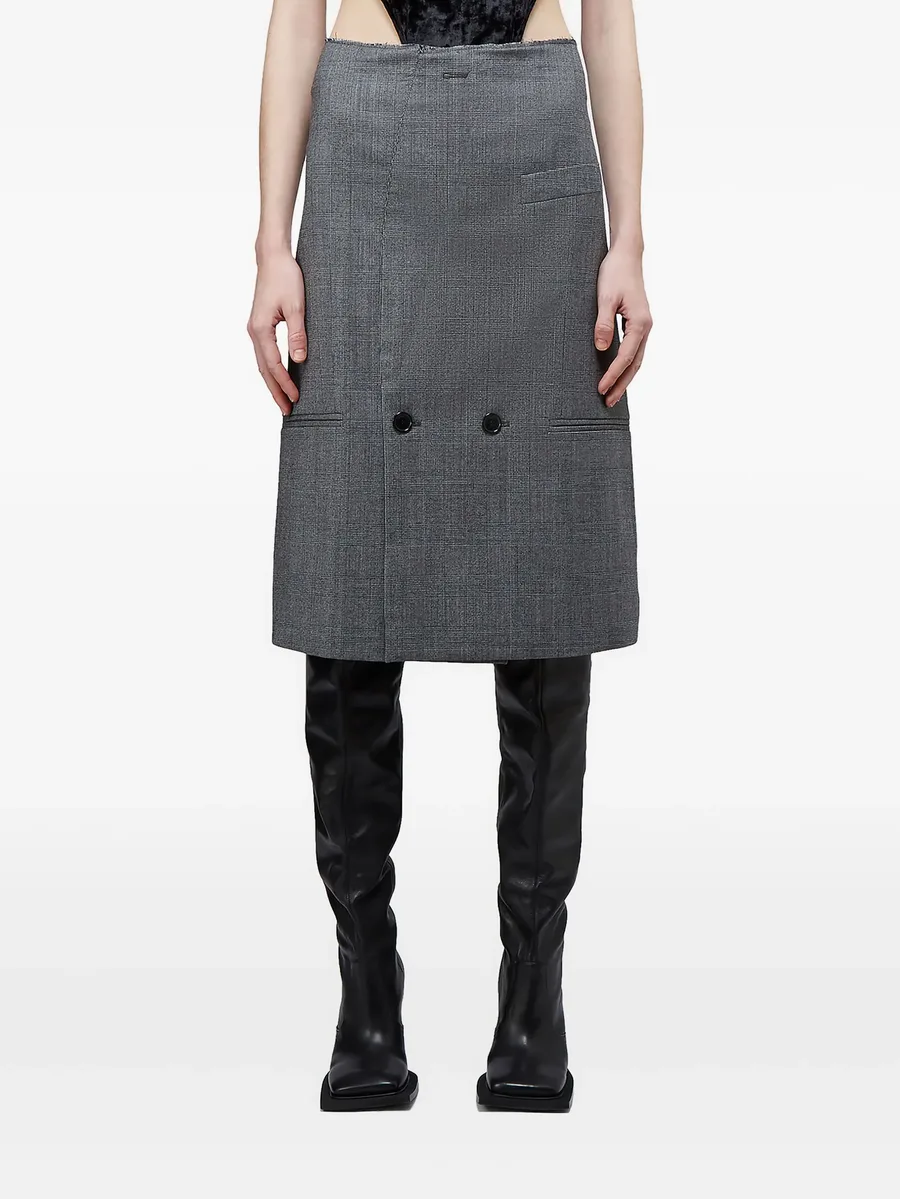 double-breasted pocket skirt 2