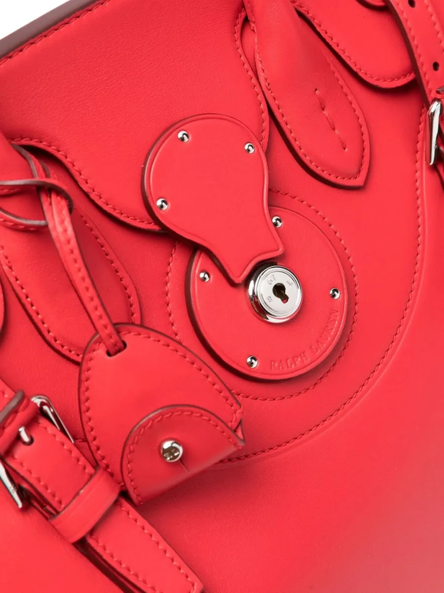 buckle-fastening panelled tote bag 9