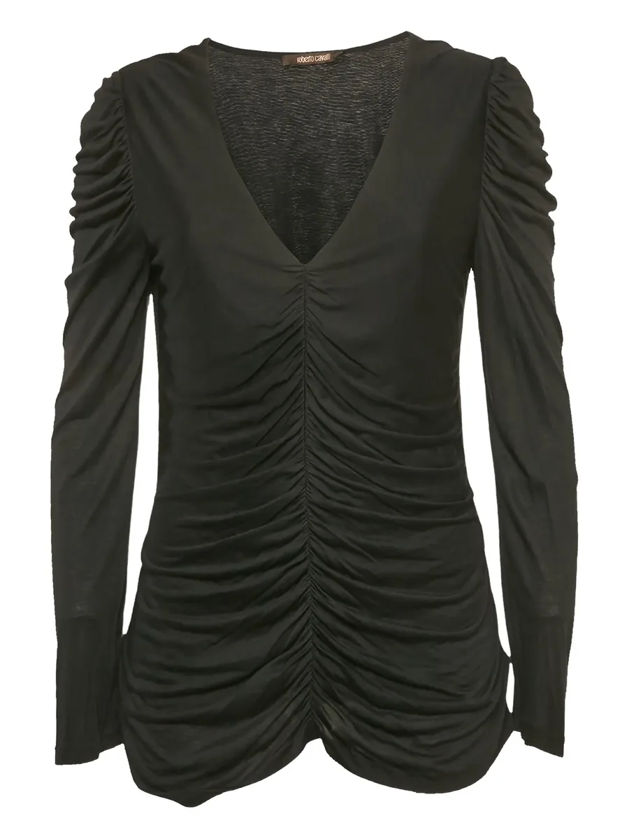 ruching long-sleeve top 2
