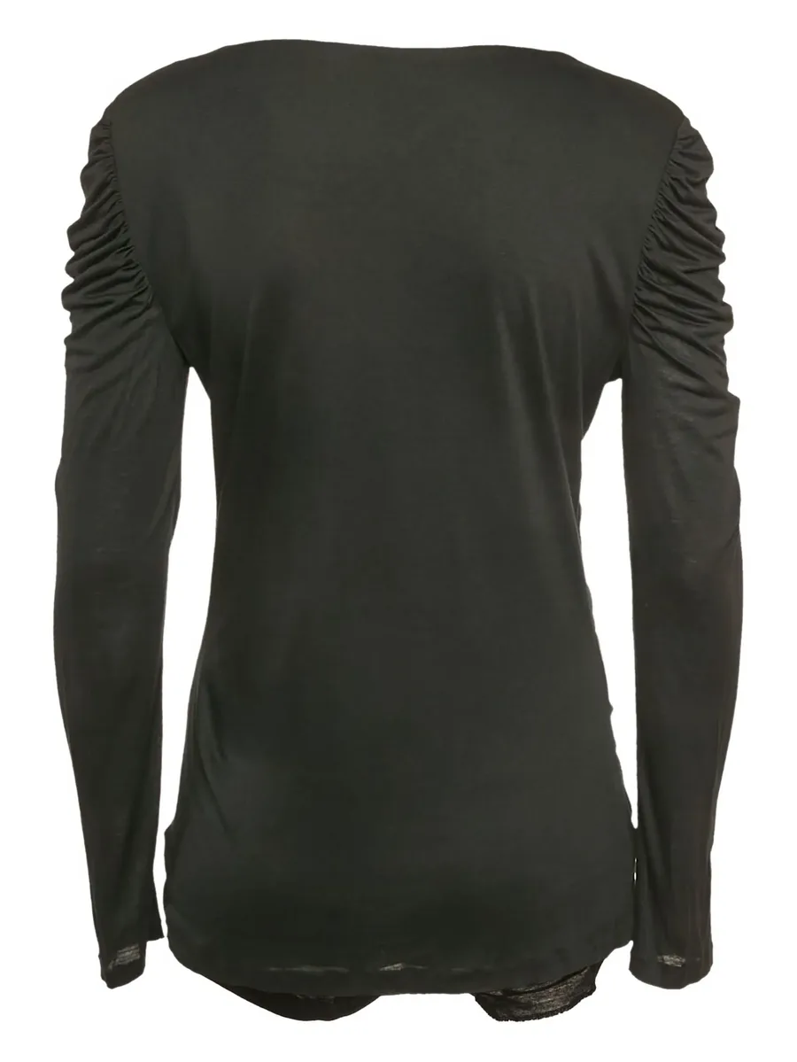 ruching long-sleeve top 4