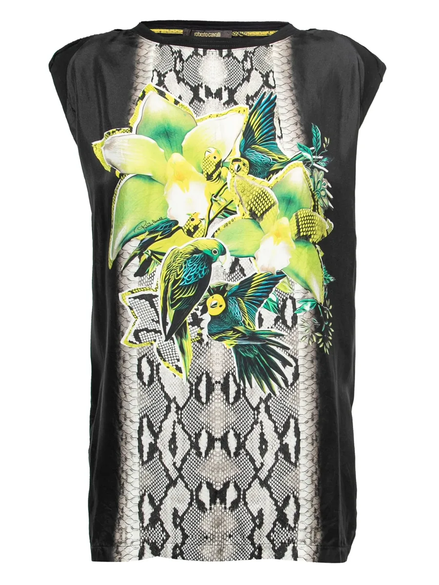 топ с цветочным принтом 2