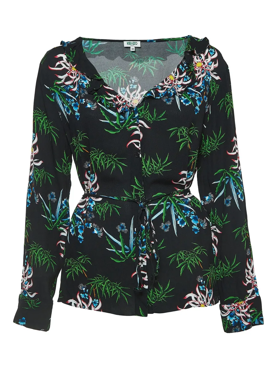 2024 Floral Bamboo Viscose Top 1