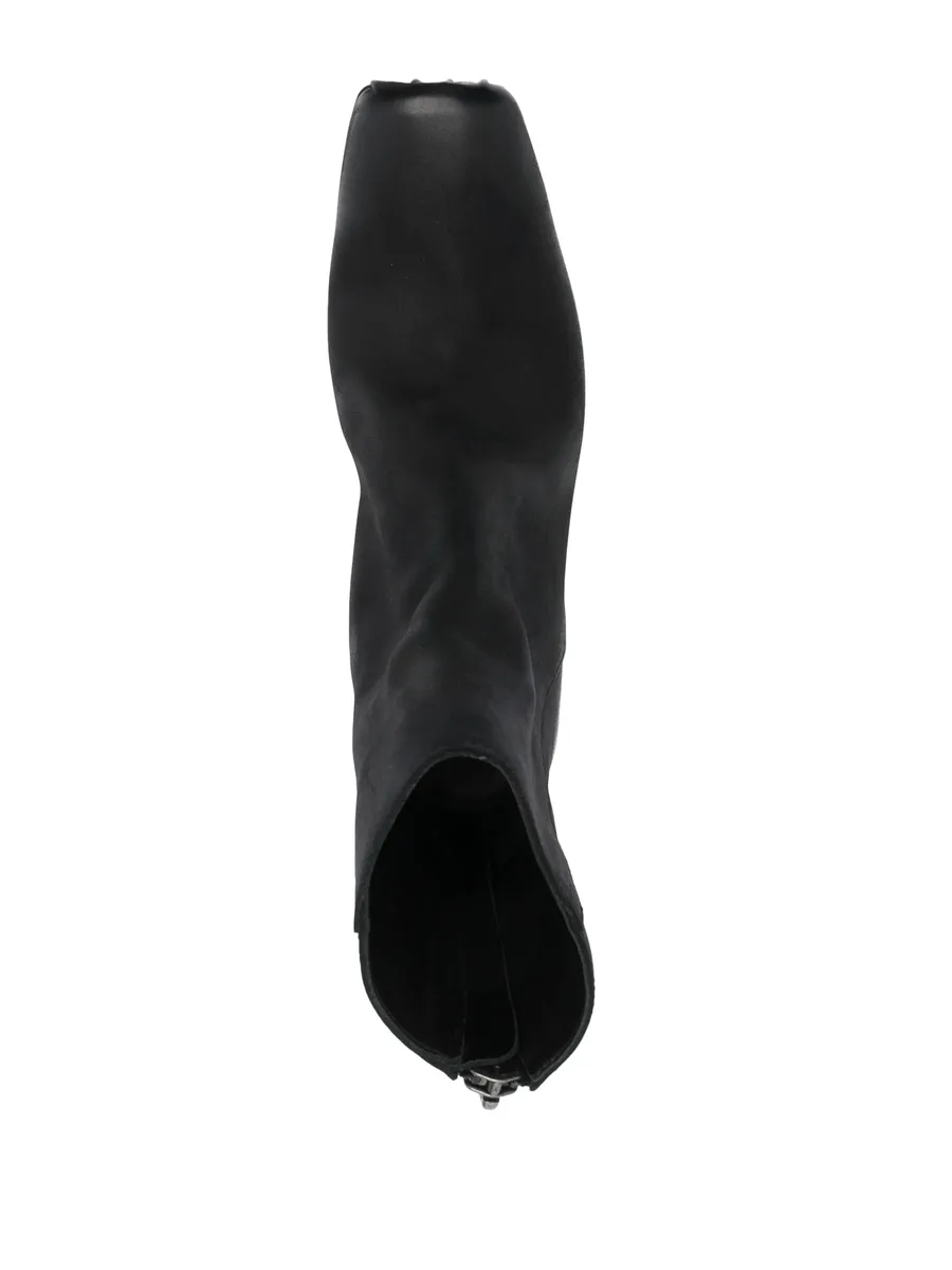 45mm zip-up leather ankle boots 7