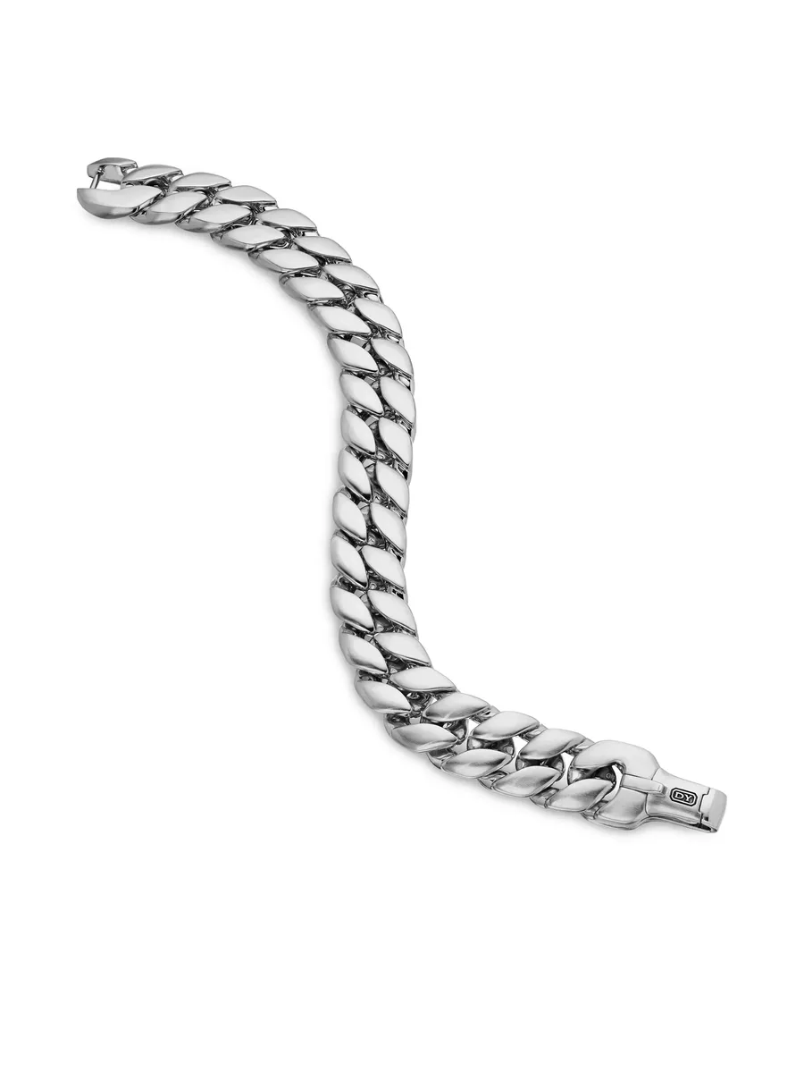 серебряный браслет Curb Chain (14.5 мм) 9