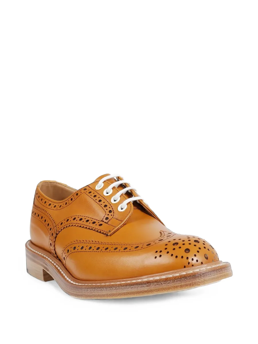 perforated leather DDerby shoes 2