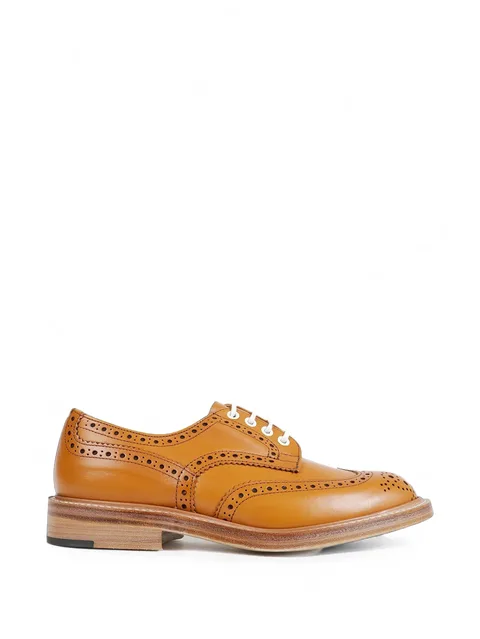 perforated leather DDerby shoes