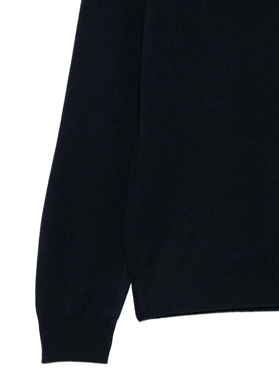logo-patch crew-neck sweater 3