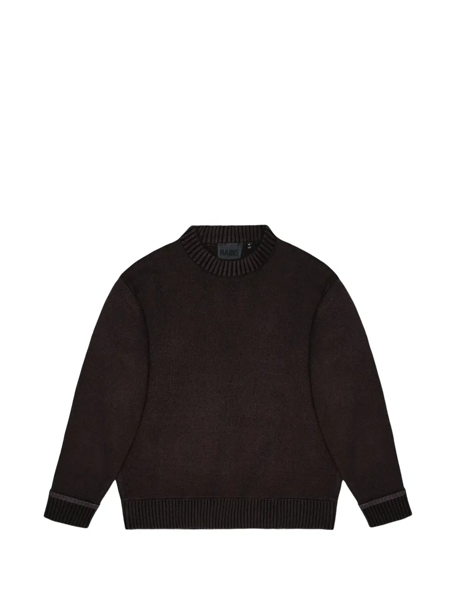 ribbed-knit crew-neck sweater 1
