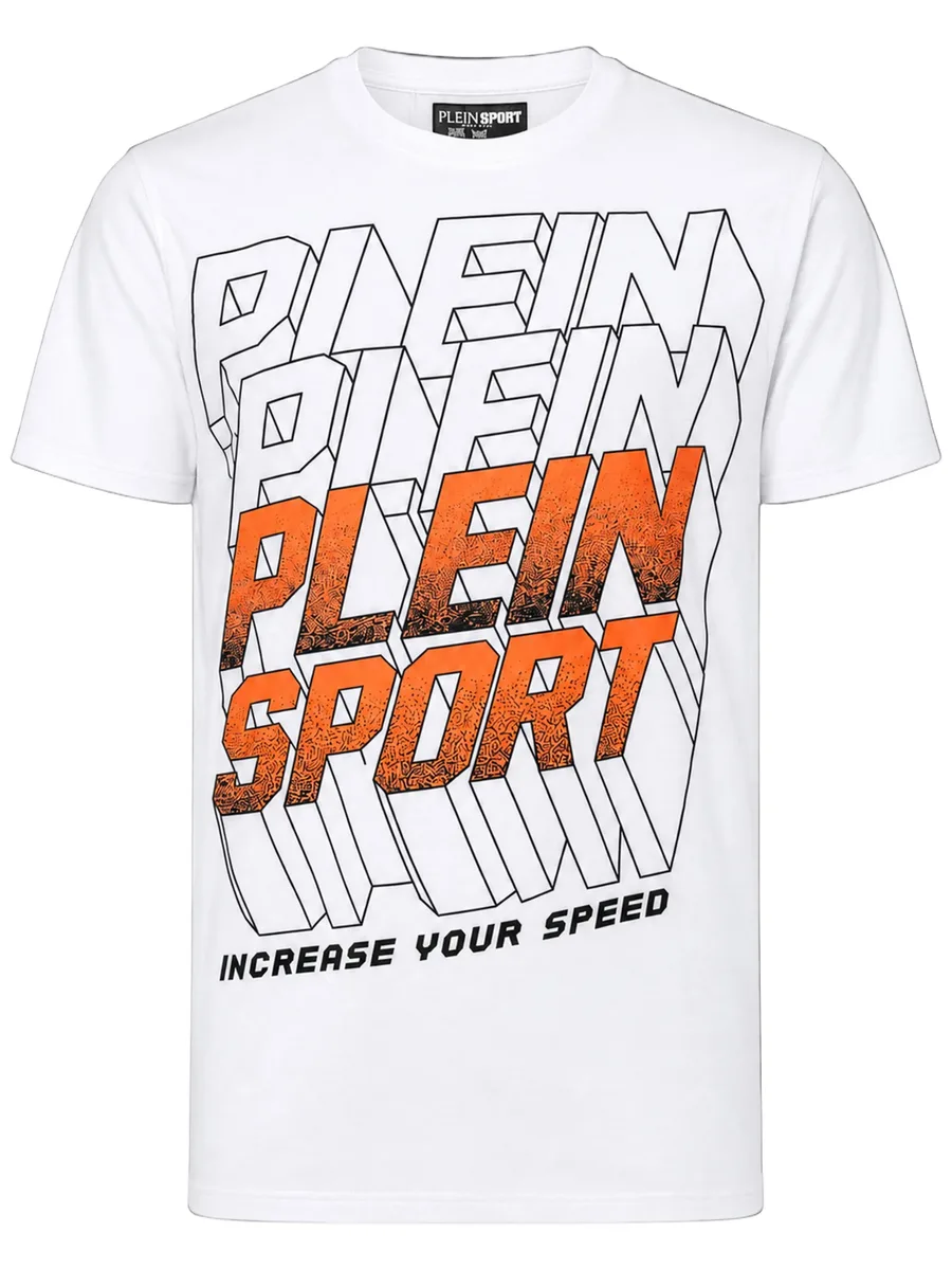PS Fluo logo-print crew-neck T-shirt 2