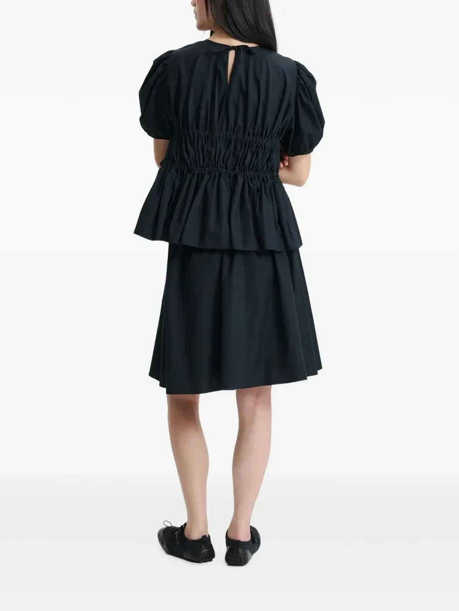 Freya bow-detail puffed-sleeve blouse 3