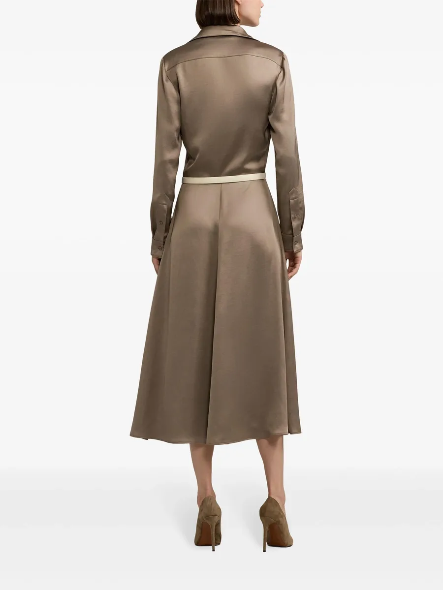 washed charmeuse shirt dress 6