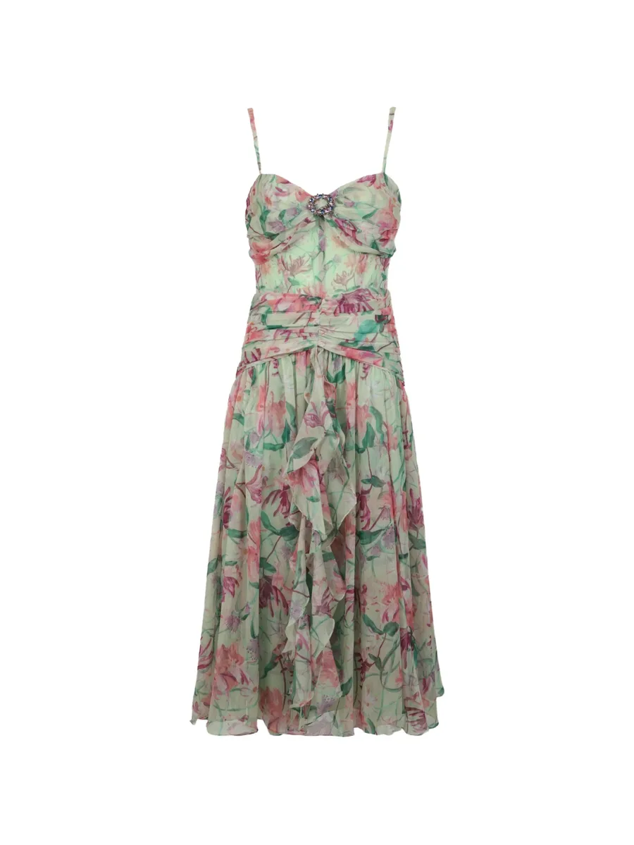 Honey Flower ruffled dress 1