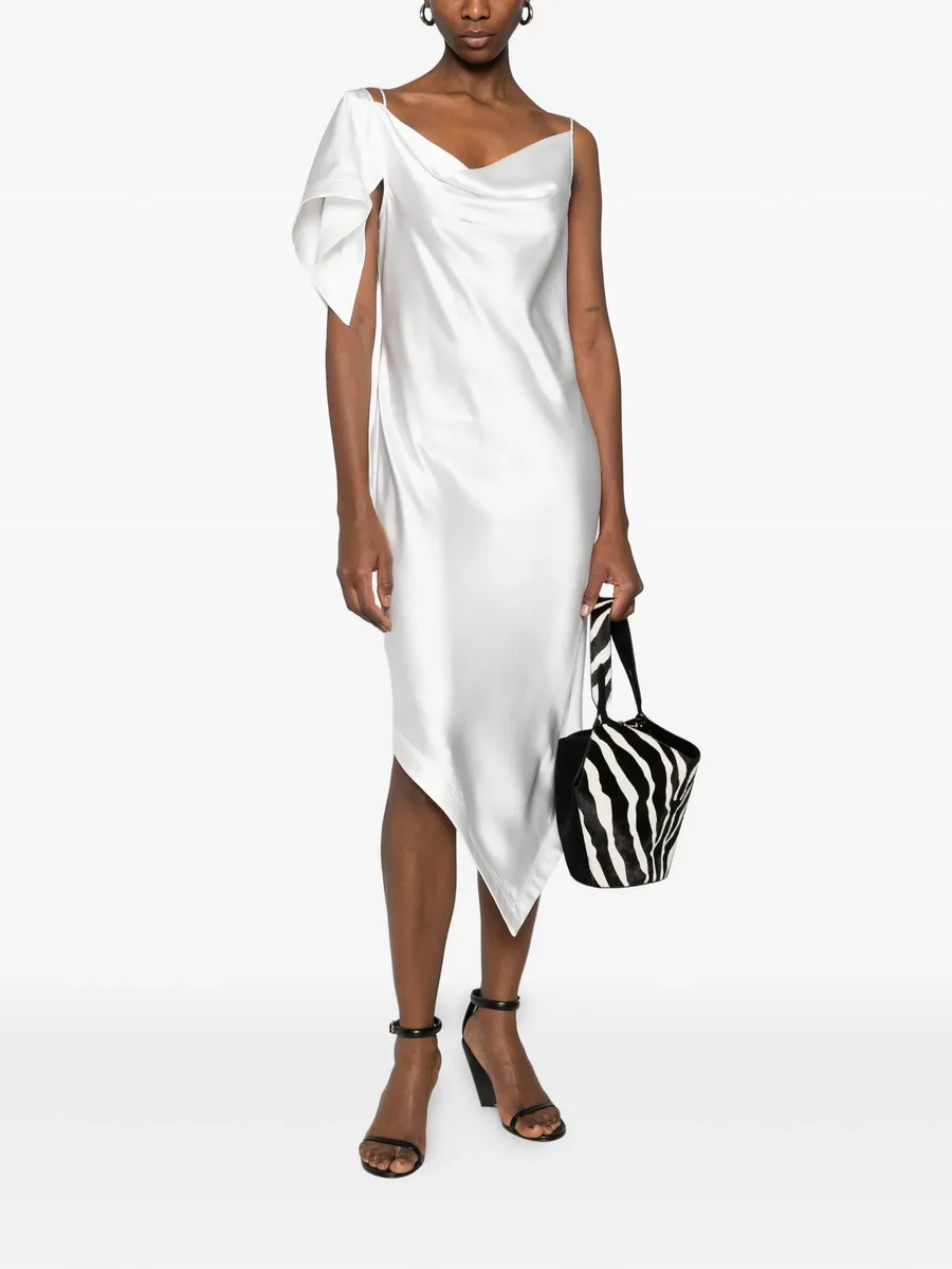 Thiana asymmetric midi dress 4