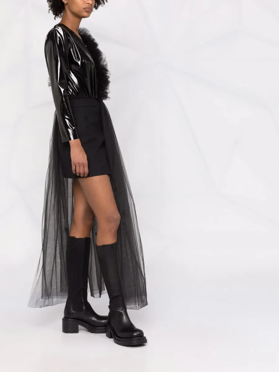 x Lia Aram ruffle-detail bodysuit 11