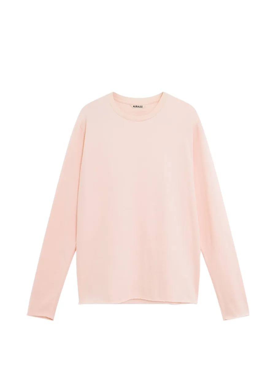 long-sleeve raw-edge T-shirt 2