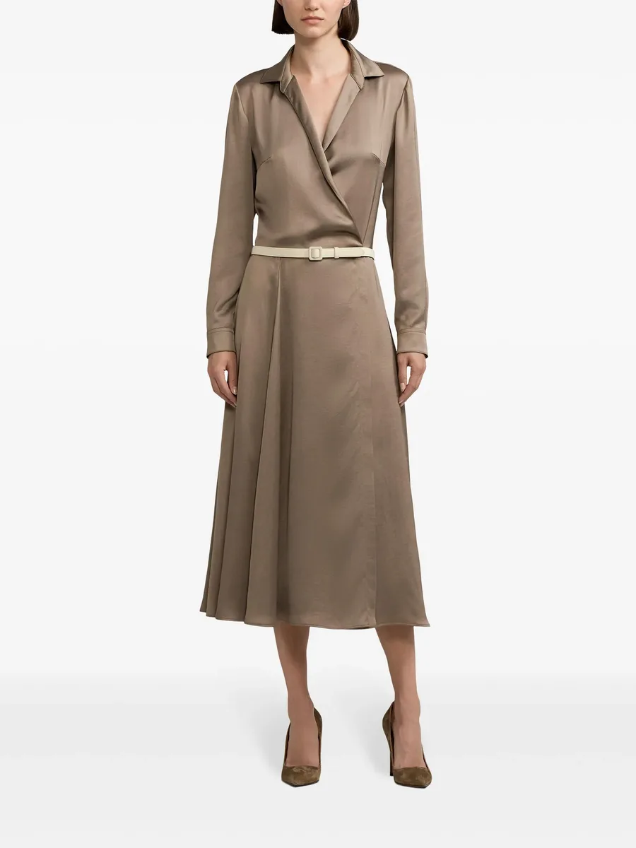 washed charmeuse shirt dress 7