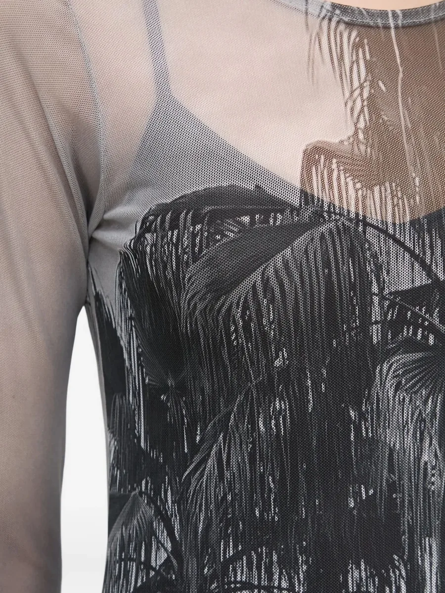 palm-tree print midi dress 8