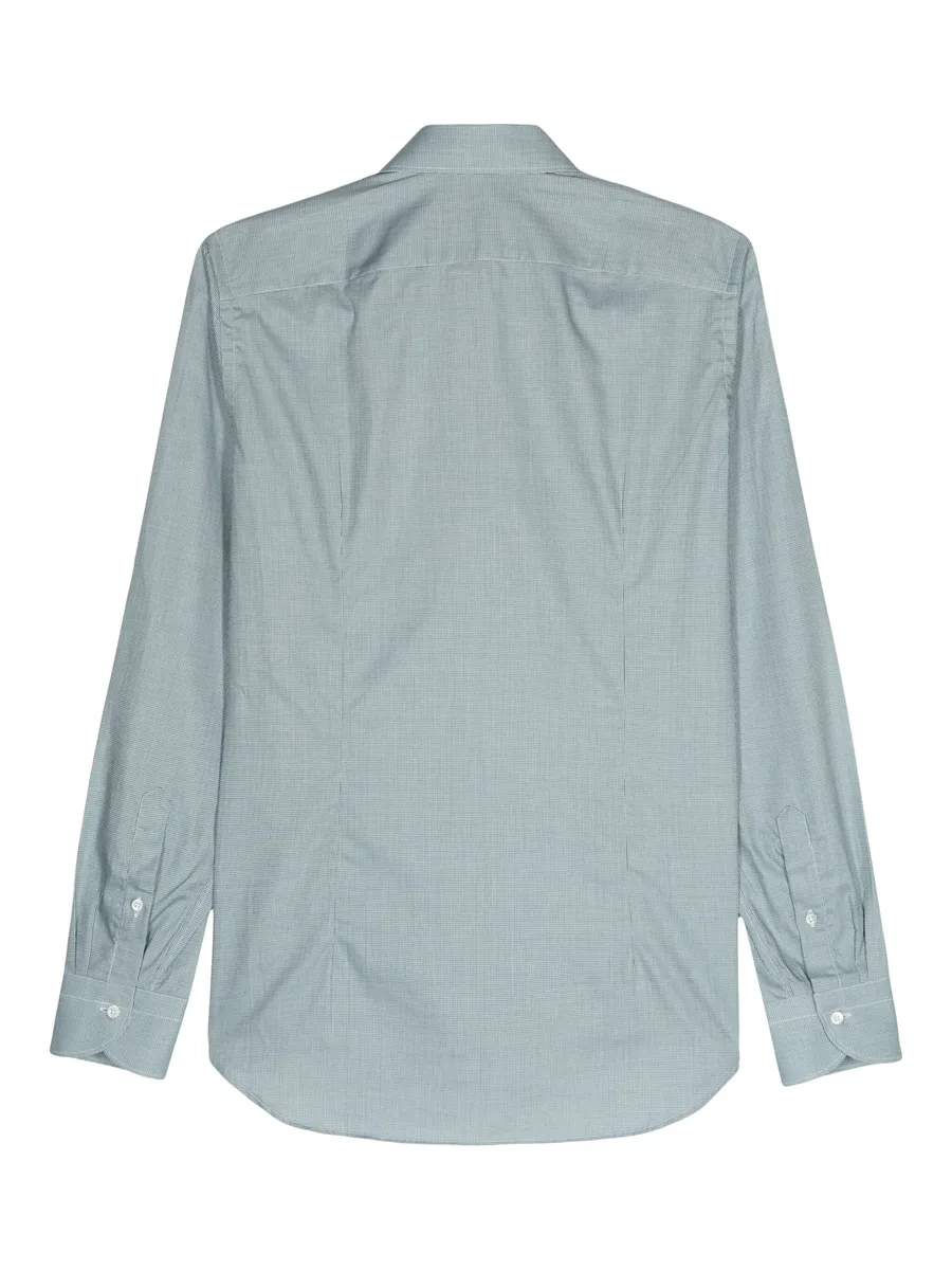 check-print cotton shirt 4