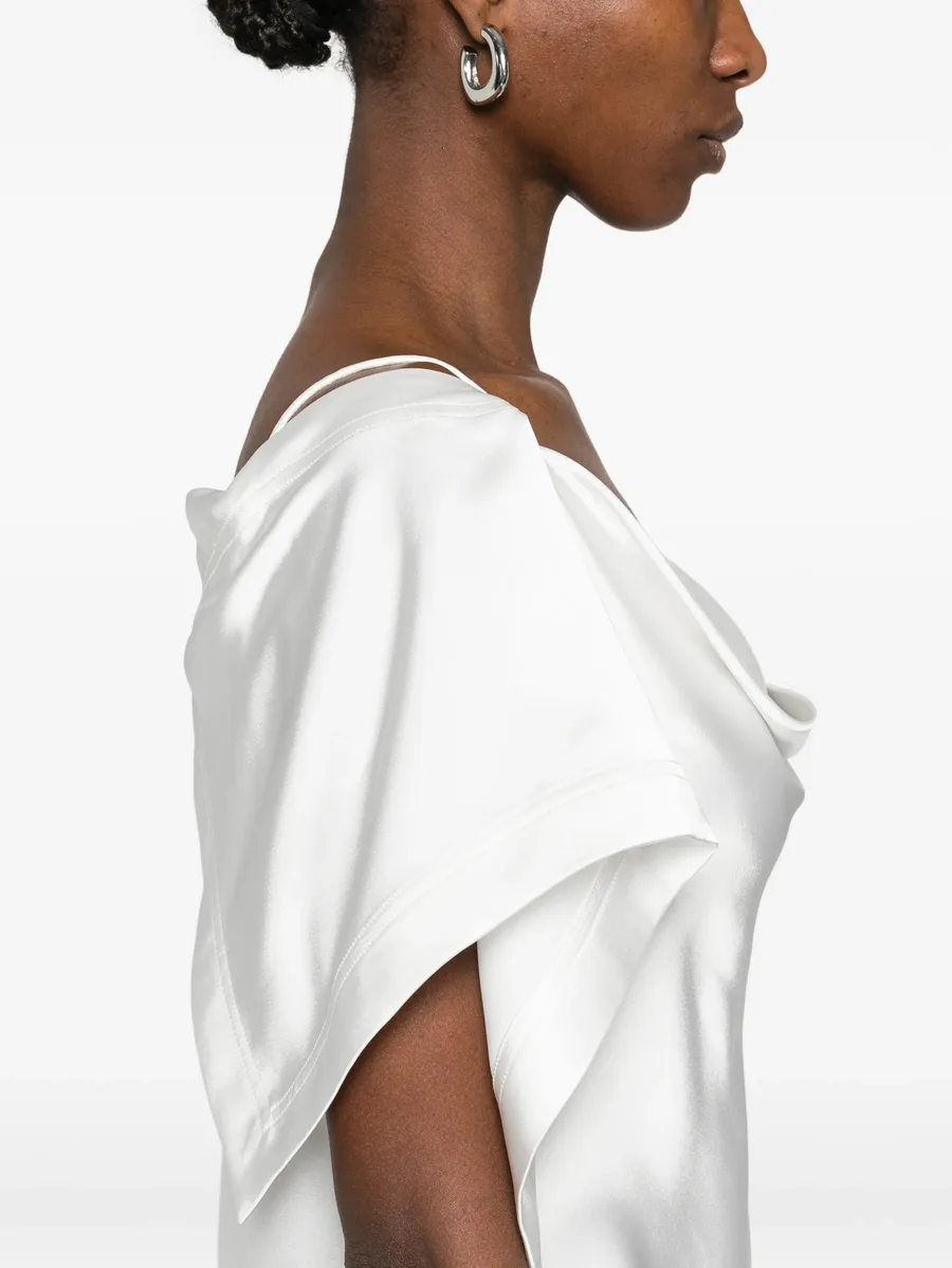 Thiana asymmetric midi dress 10