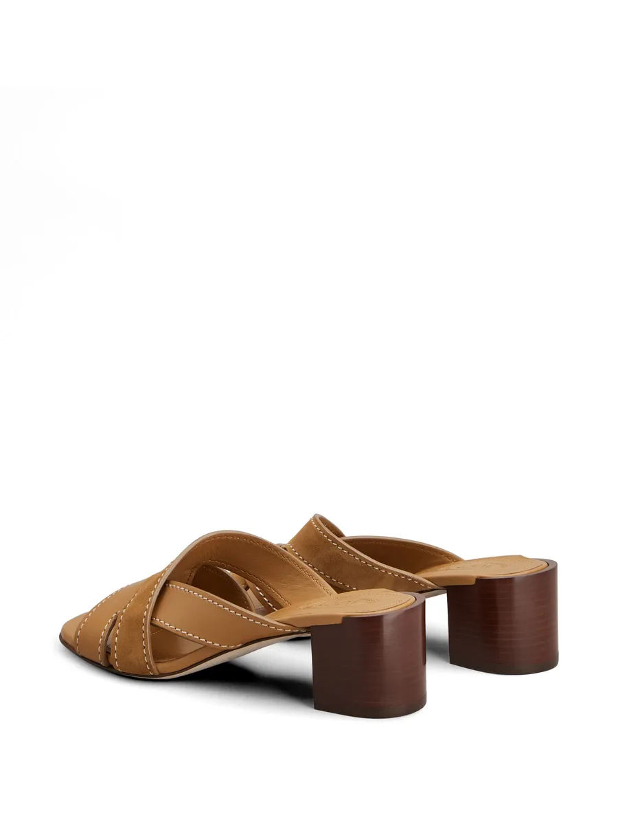 cross-strap sandals 6