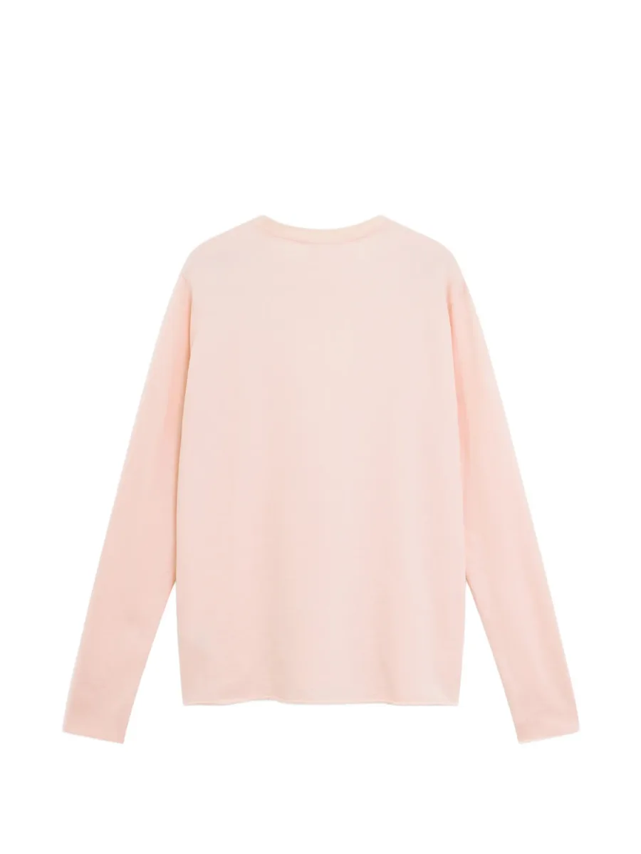 long-sleeve raw-edge T-shirt 3
